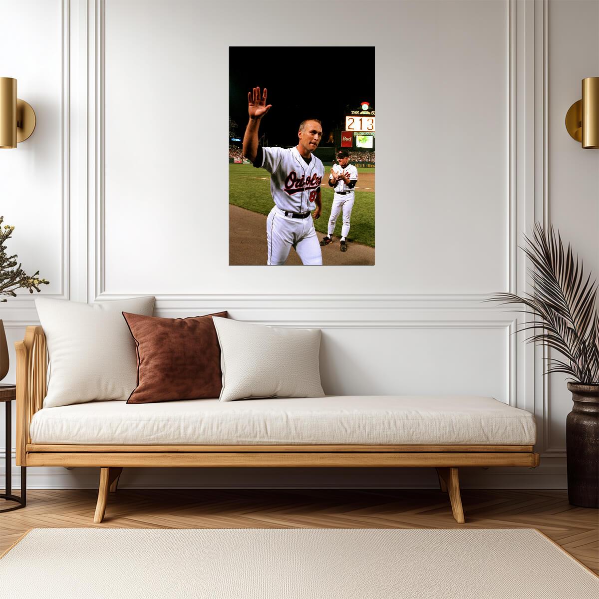 Cal Ripken Jr. Breaks Record | 2131 Consecutive Games | Historic Baseball Poster - Sports Poster