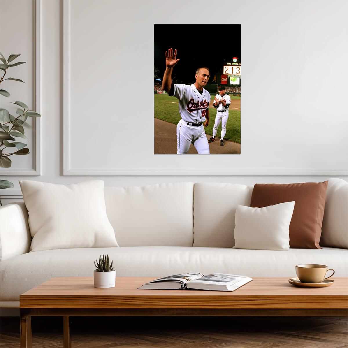 Cal Ripken Jr. Breaks Record | 2131 Consecutive Games | Historic Baseball Poster - Sports Poster