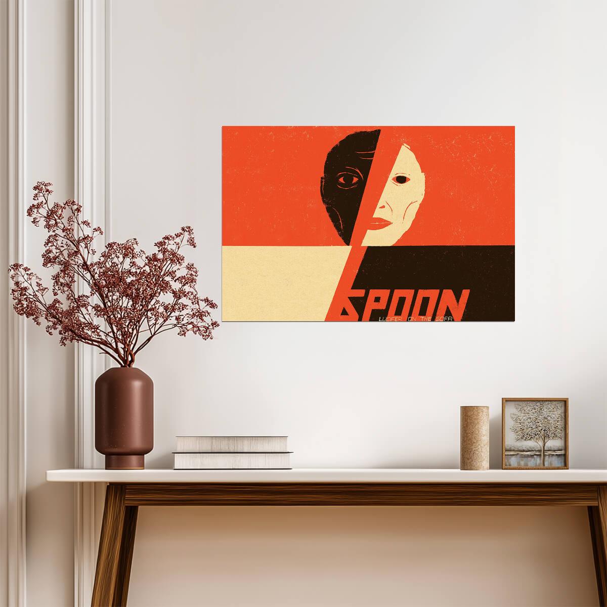 Spoon Lucifer on the Sofa | Album Cover Poster | Indie Rock Wall Art