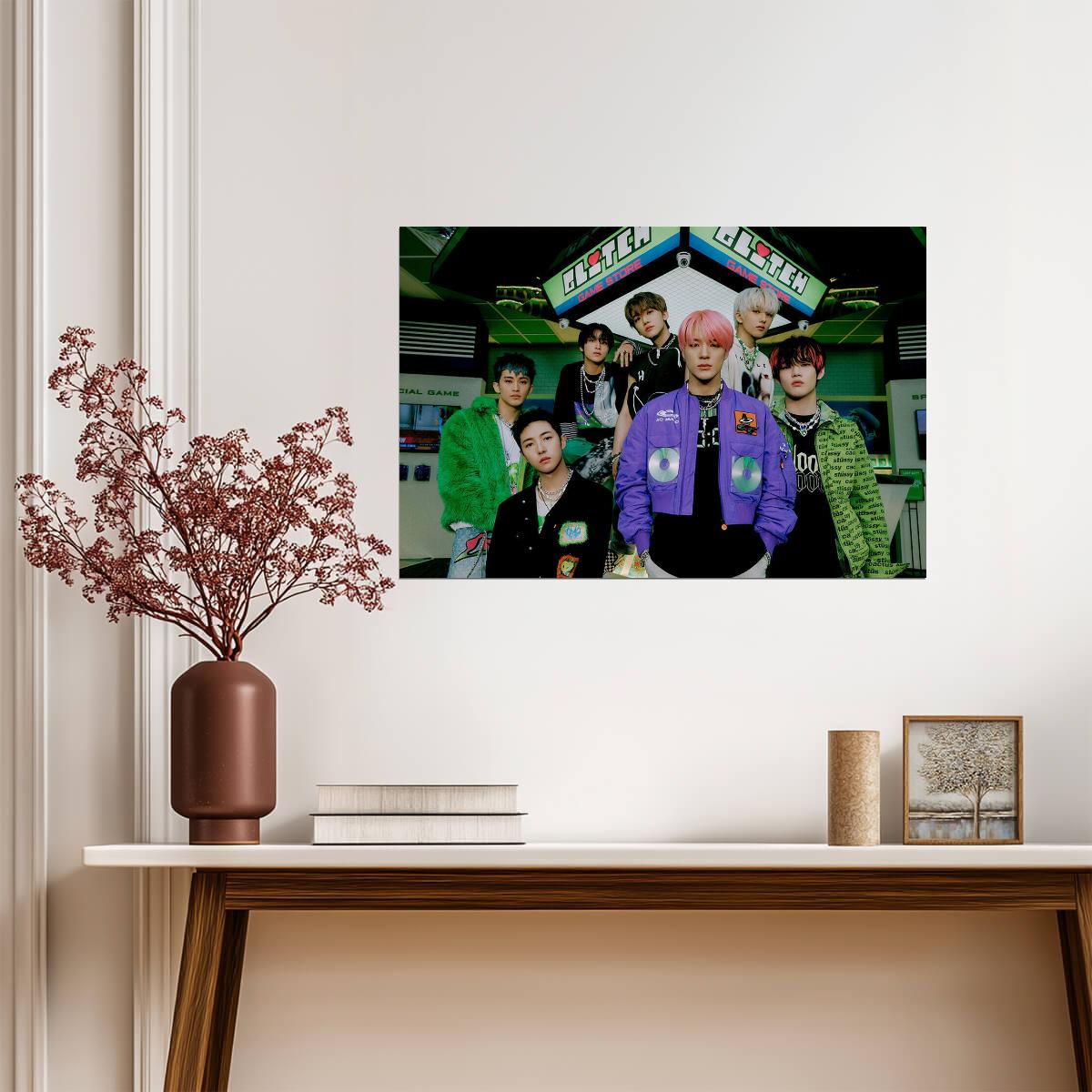 NCT Dream Glitch Mode | Album Cover Poster | K-Pop Wall Art
