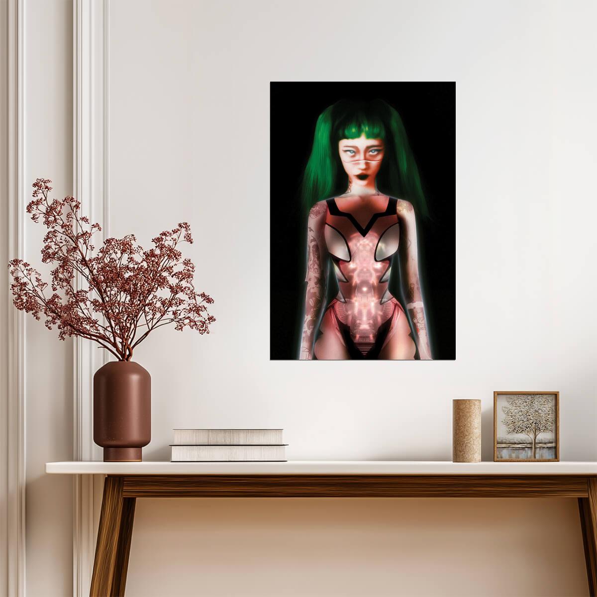 Yeule Glitch Princess | Album Cover Poster | Glitch Pop Wall Art