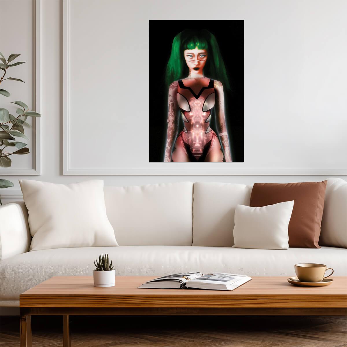Yeule Glitch Princess | Album Cover Poster | Glitch Pop Wall Art