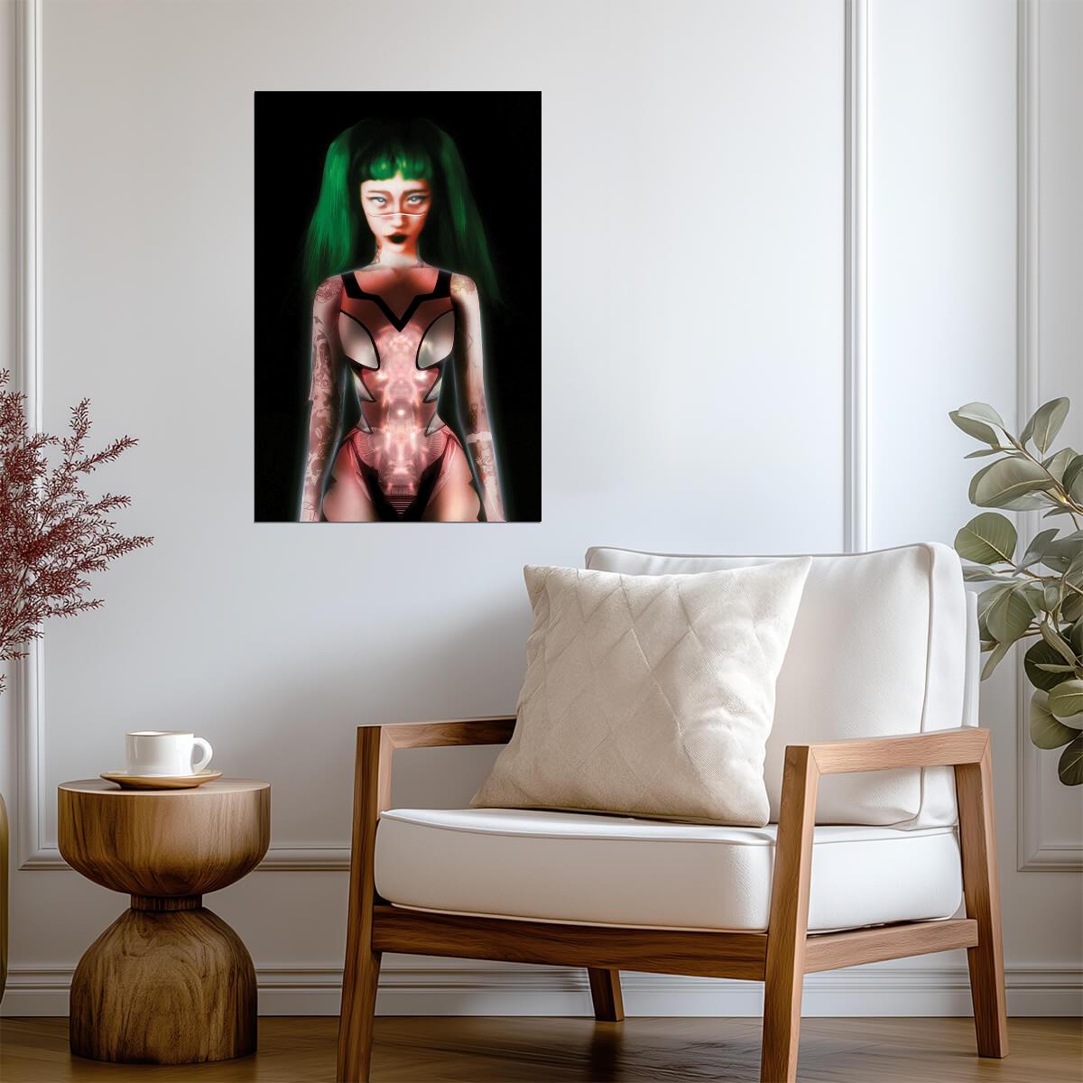 Yeule Glitch Princess | Album Cover Poster | Glitch Pop Wall Art
