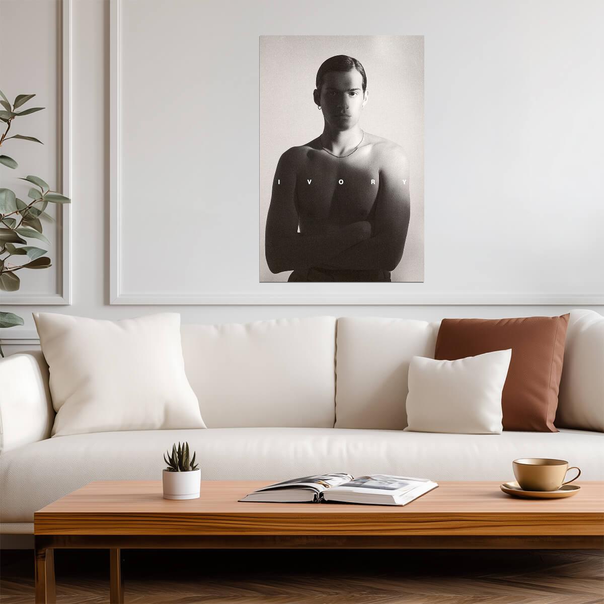 Omar Apollo Ivory | Album Cover Poster | R&B Music Wall Art