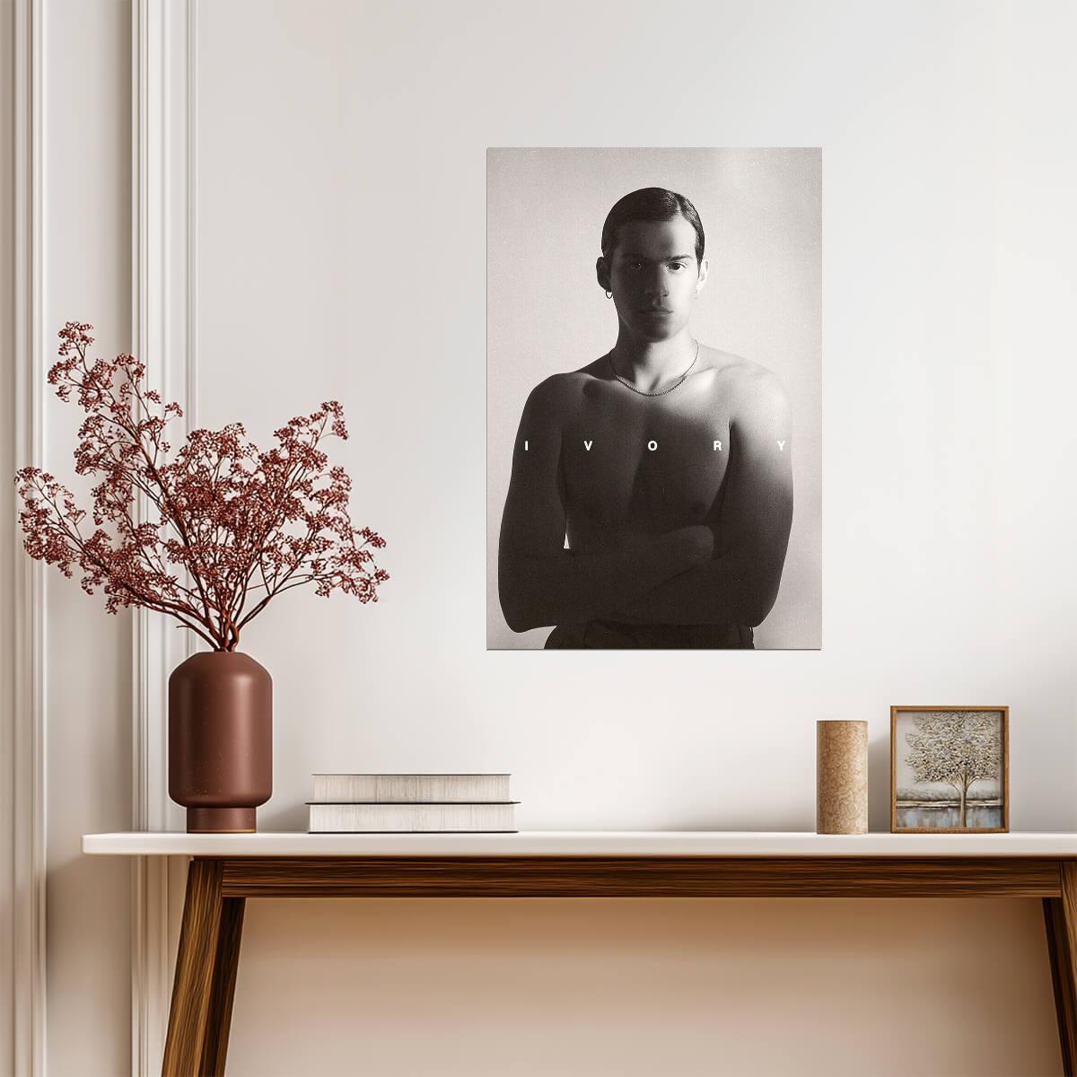 Omar Apollo Ivory | Album Cover Poster | R&B Music Wall Art