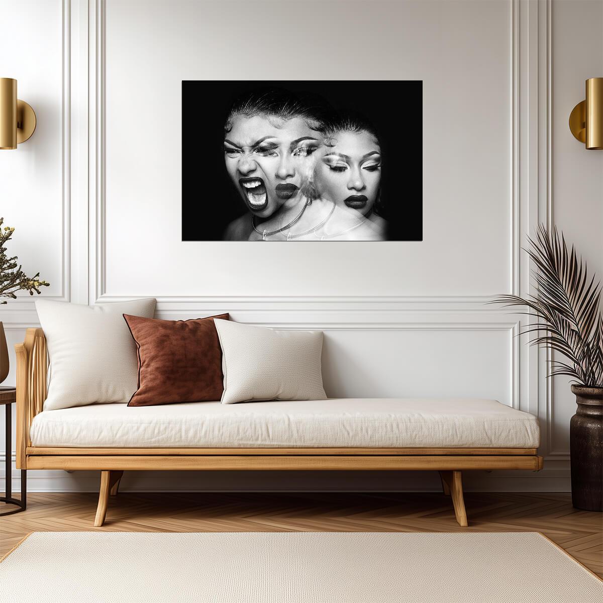 Megan Thee Stallion Traumazine | Album Cover Poster | Hip Hop Wall Art