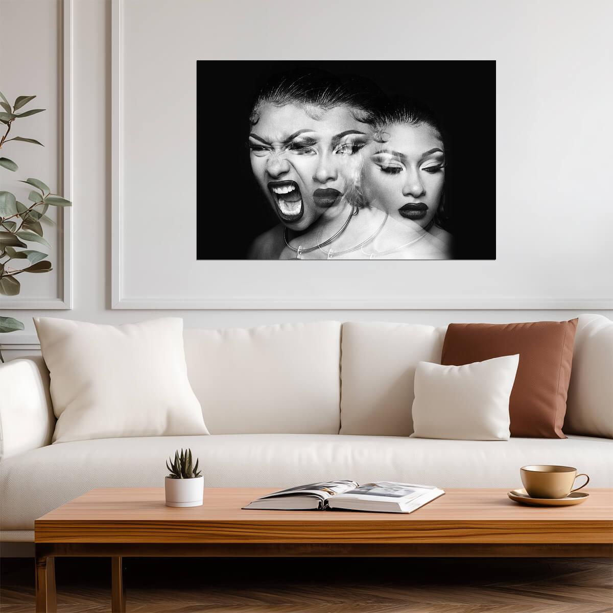 Megan Thee Stallion Traumazine | Album Cover Poster | Hip Hop Wall Art