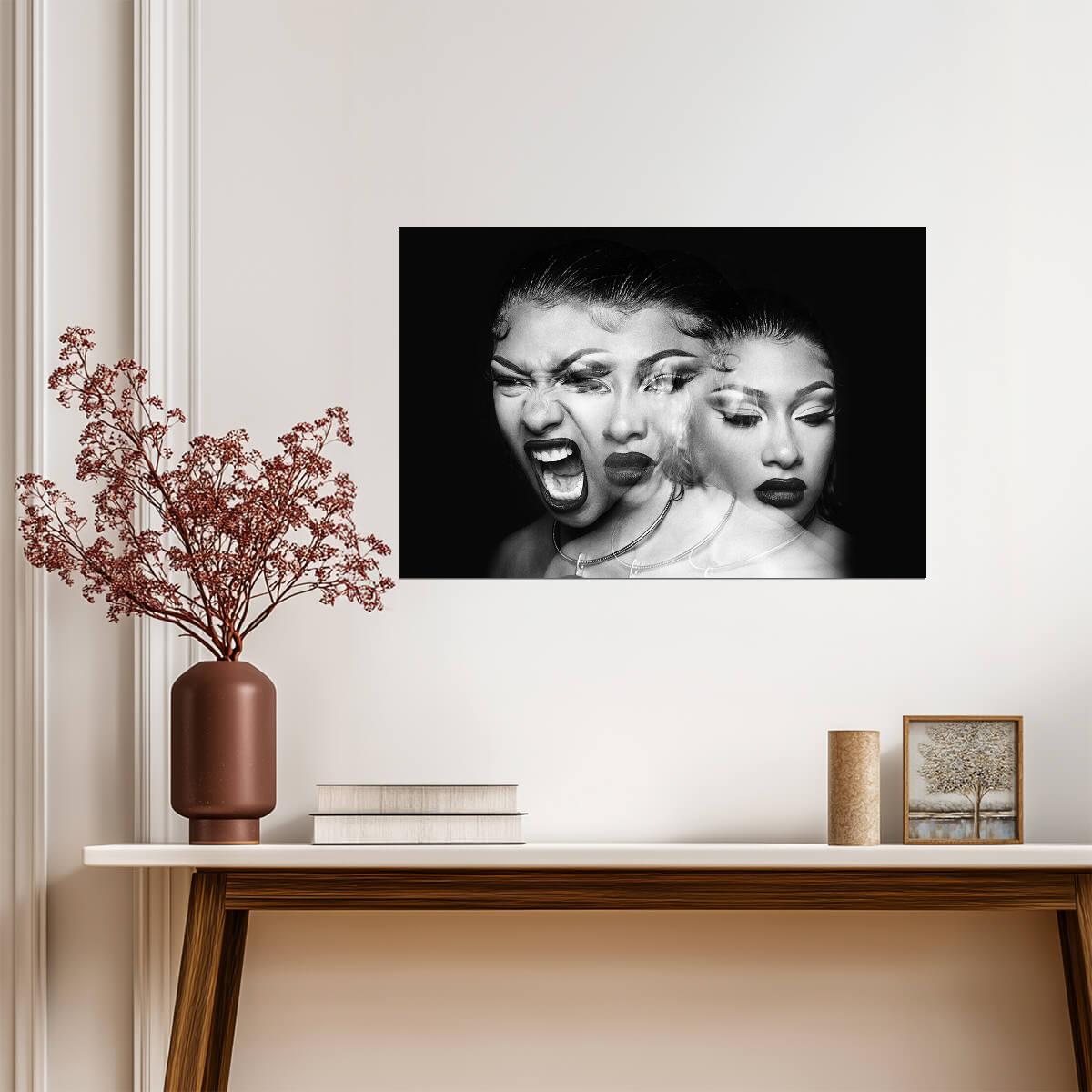 Megan Thee Stallion Traumazine | Album Cover Poster | Hip Hop Wall Art