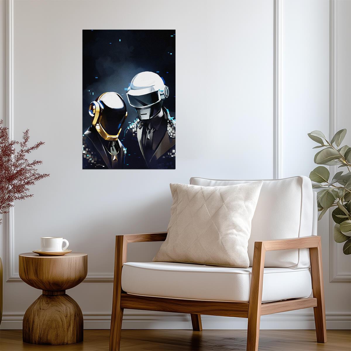 Daft Punk | Band Poster | Electronic Music Art Print