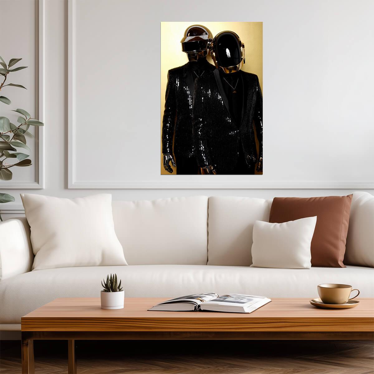 Daft Punk | Band Photo | Electronic Music Poster