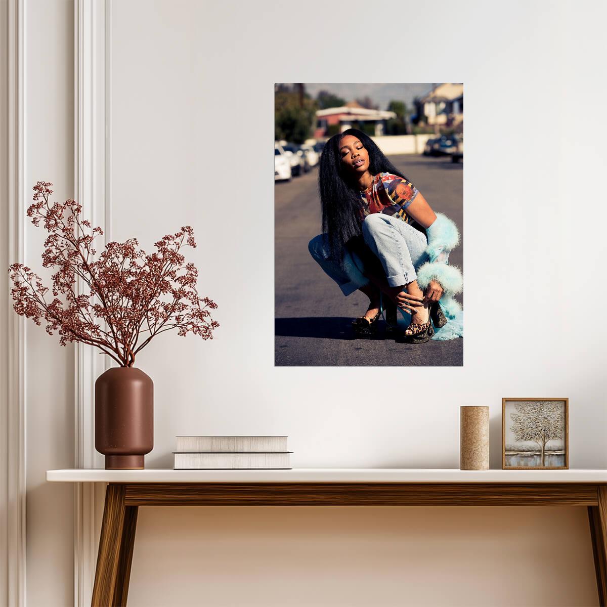 SZA Ctrl Era | Celebrity Poster | R&B Music Wall Art