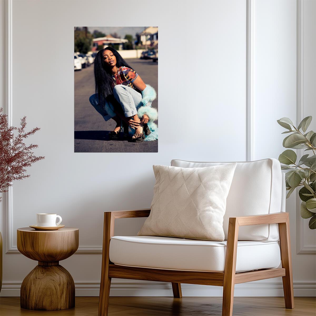 SZA Ctrl Era | Celebrity Poster | R&B Music Wall Art