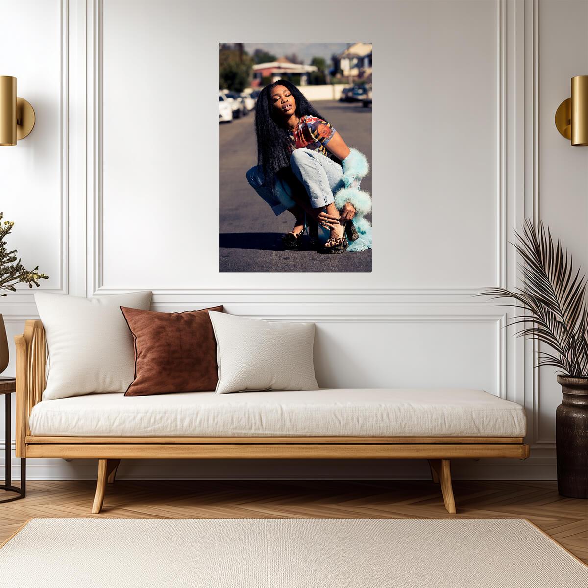 SZA Ctrl Era | Celebrity Poster | R&B Music Wall Art