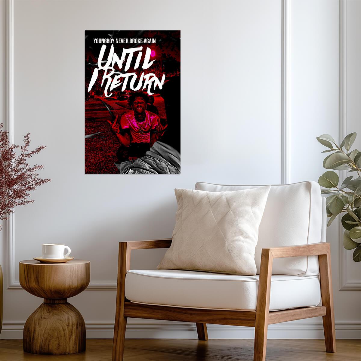 YoungBoy Never Broke Again Until I Return | Album Cover Poster | Hip Hop Wall Art