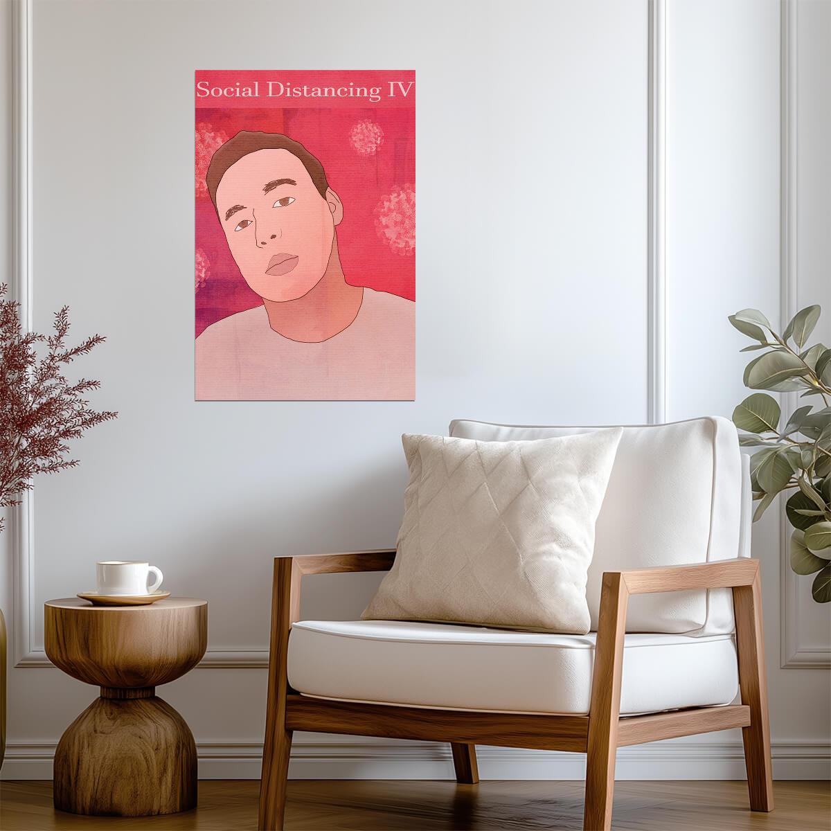 Zeuz Social Distancing 4 | Album Cover Poster | Hip Hop Wall Art