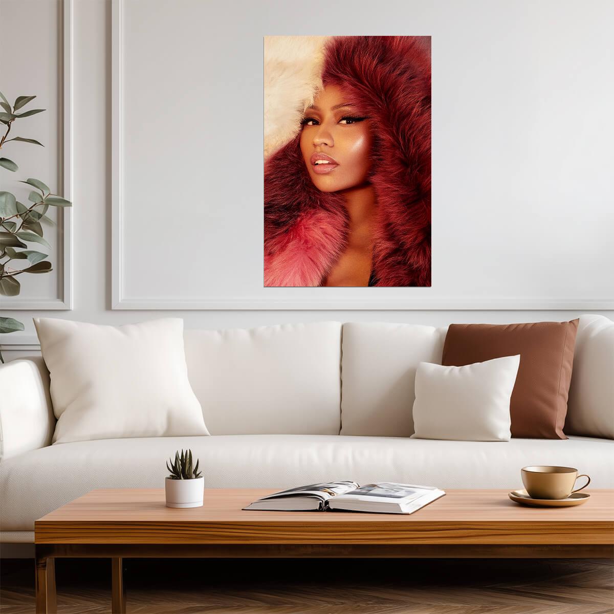 Nicki Minaj | Rapper Music Portrait | Hip Hop Celebrity Poster