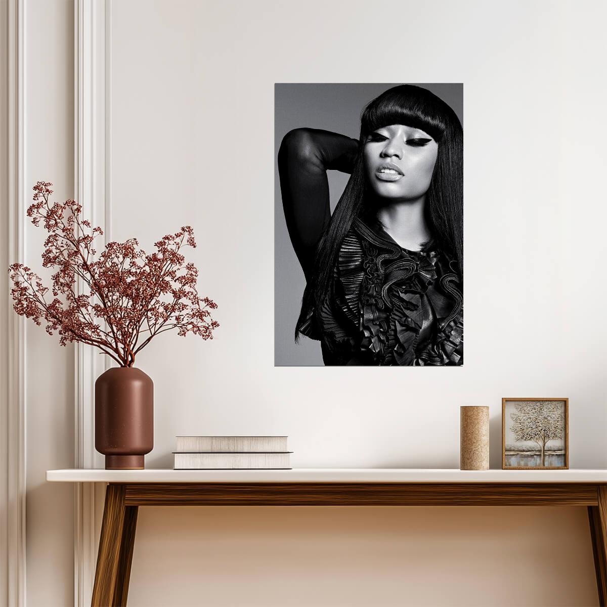 Nicki Minaj | Rapper Portrait | Music Celebrity Poster