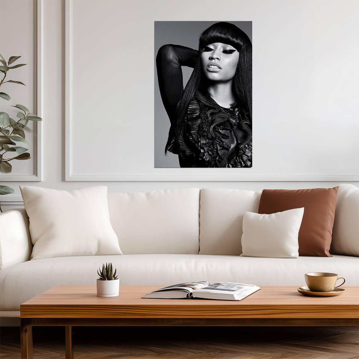Nicki Minaj | Rapper Portrait | Music Celebrity Poster