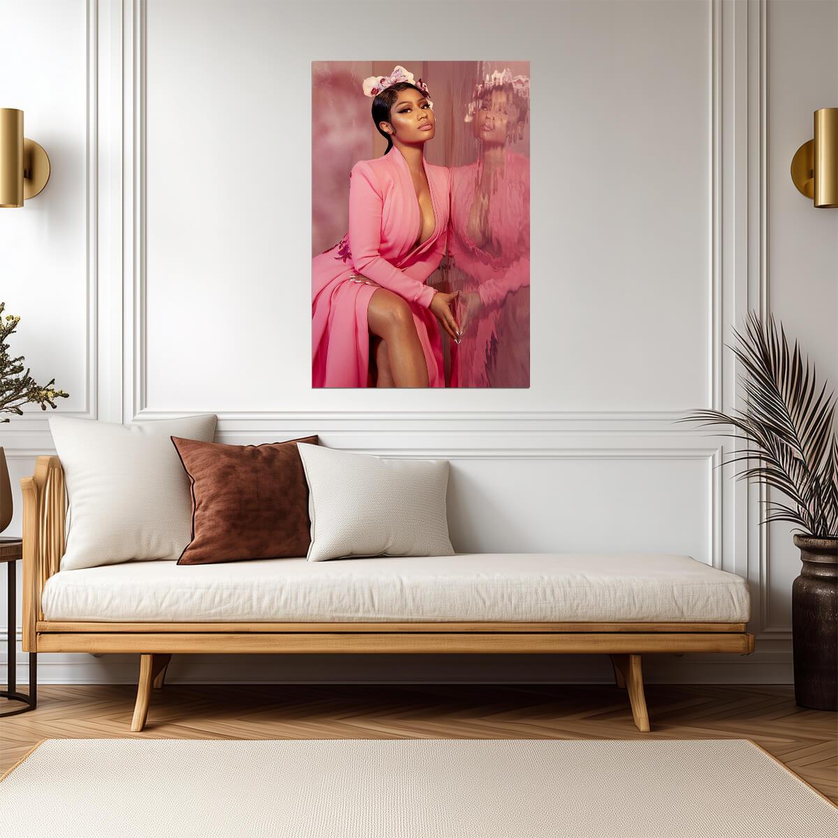 Nicki Minaj | Rapper Portrait | Hip Hop Music Poster
