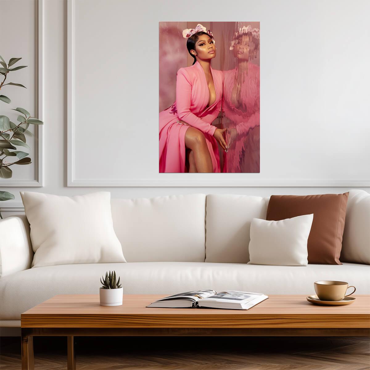 Nicki Minaj | Rapper Portrait | Hip Hop Music Poster