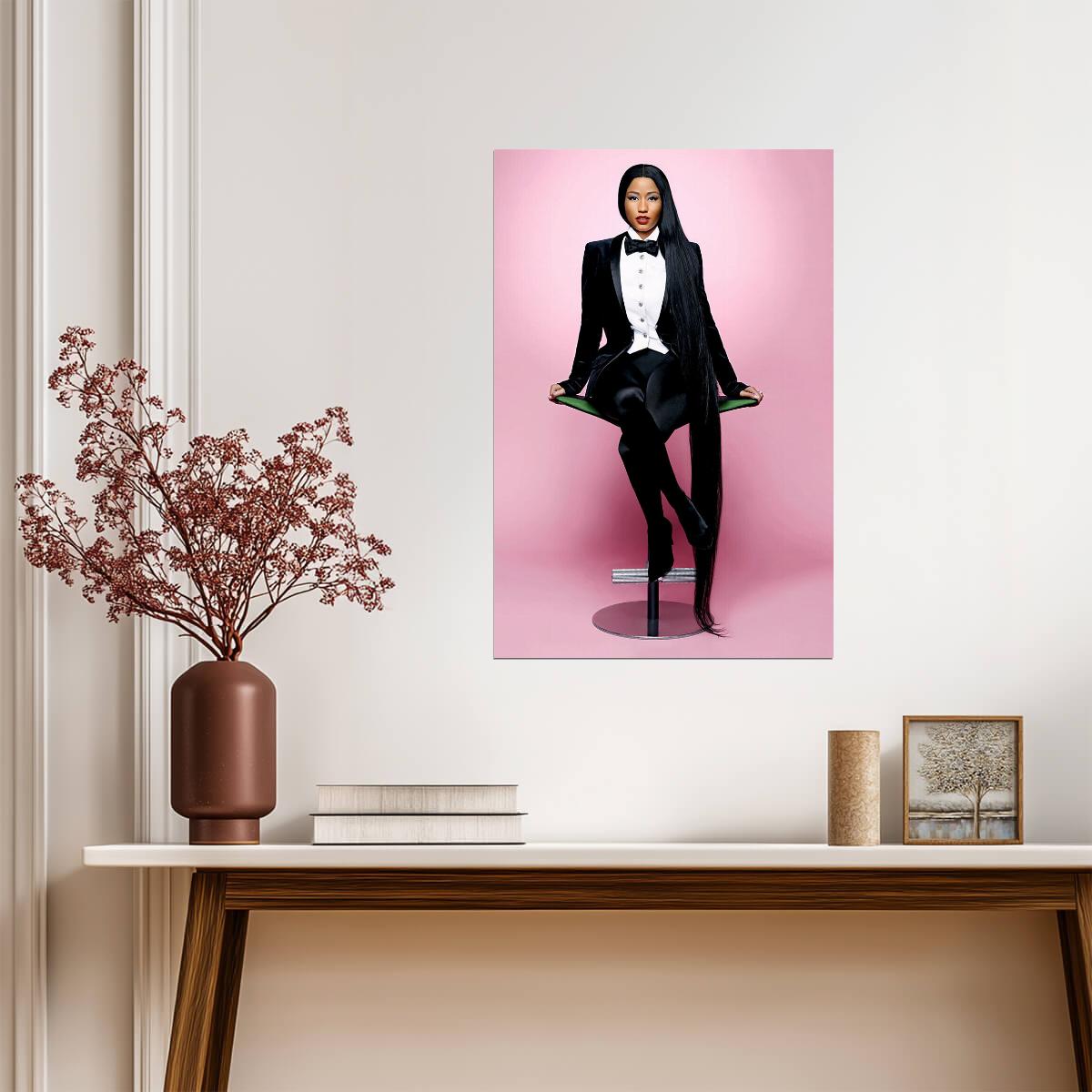 Nicki Minaj Chun-Li | Rapper Poster | Hip Hop Wall Art
