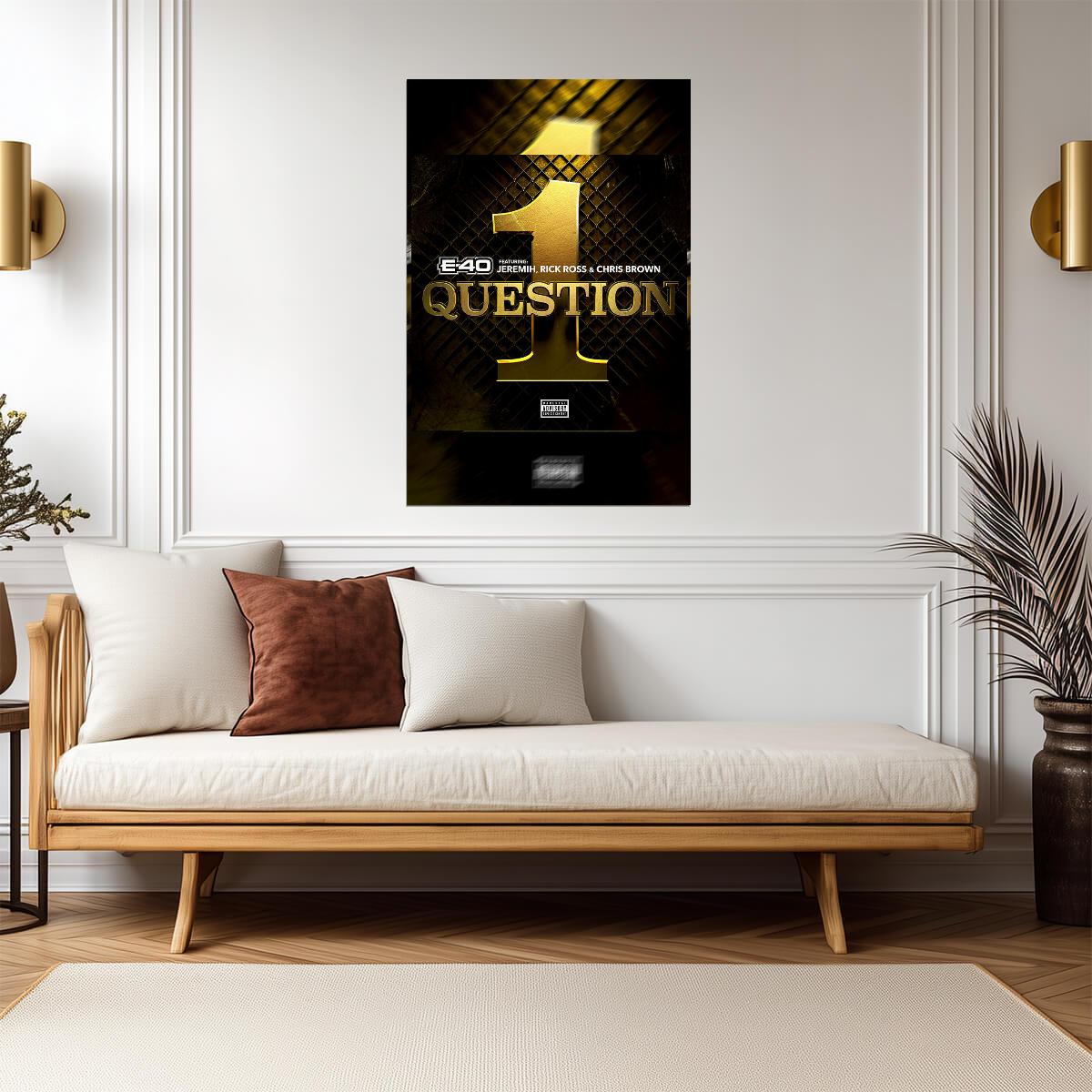 Chris Brown Heartbreak on a Full Moon | Album Cover Poster | R&B Music Wall Art
