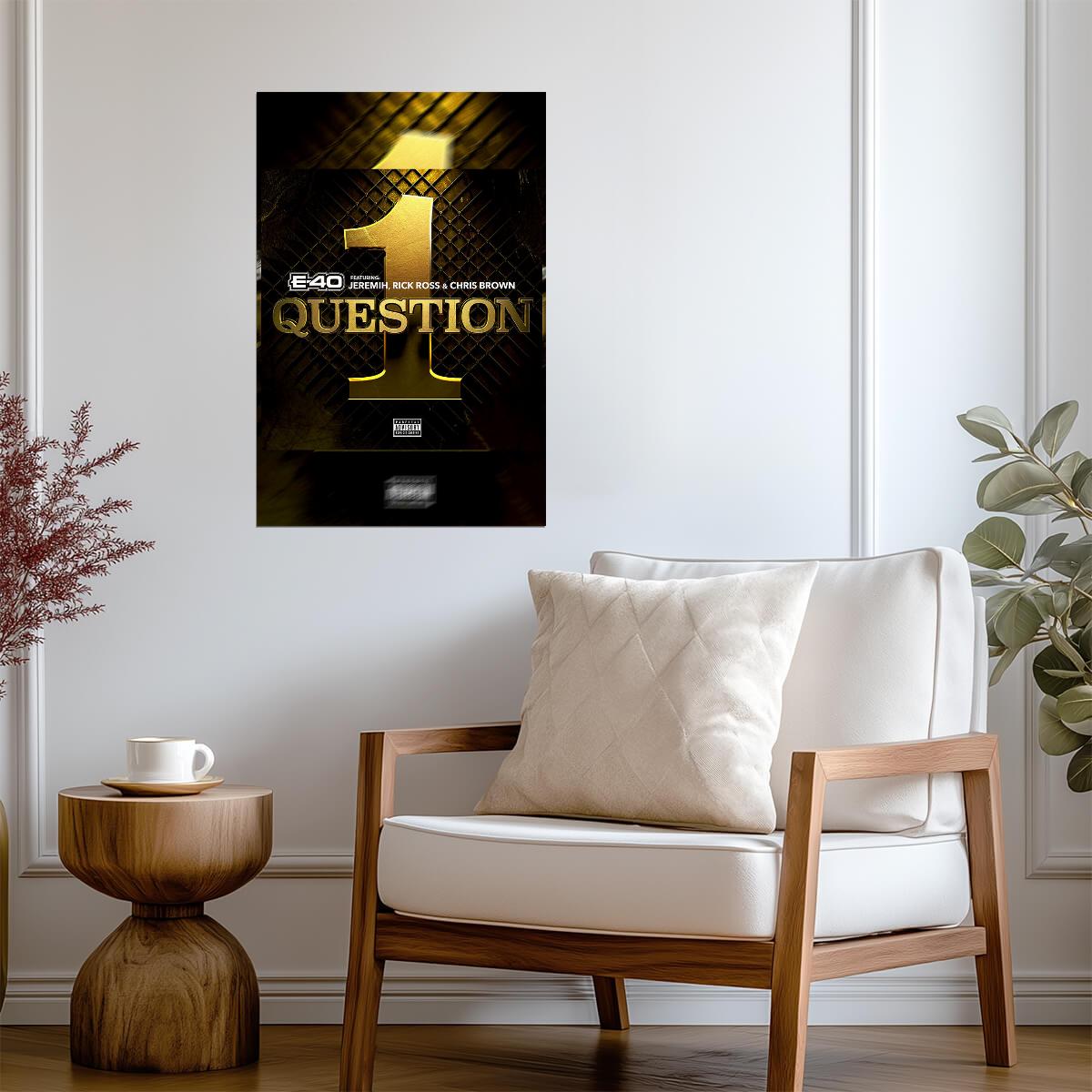 Chris Brown Heartbreak on a Full Moon | Album Cover Poster | R&B Music Wall Art