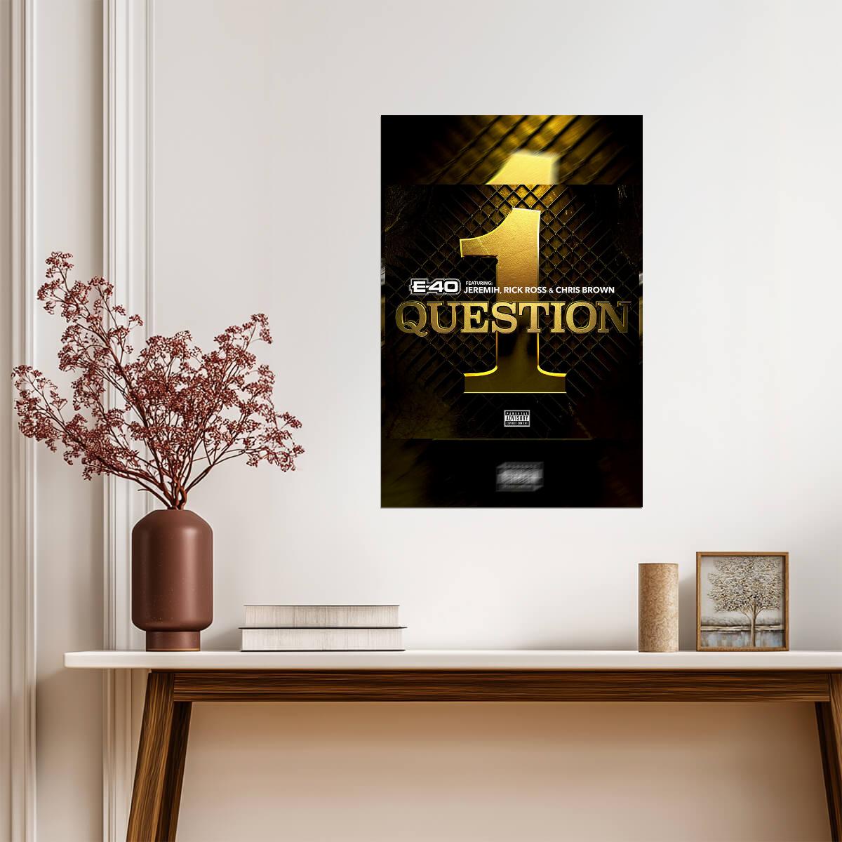 Chris Brown Heartbreak on a Full Moon | Album Cover Poster | R&B Music Wall Art