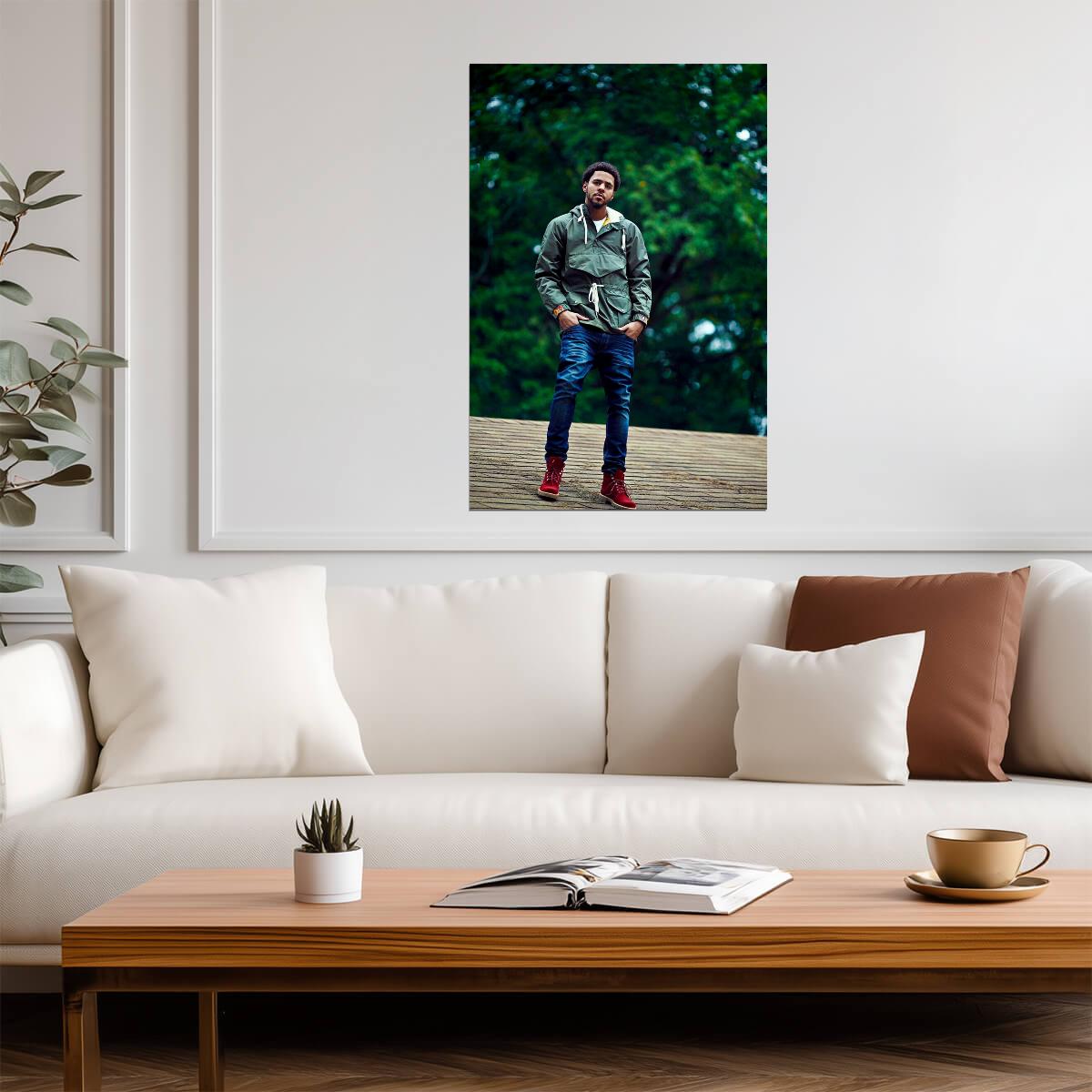 J. Cole 2014 Forest Hills Drive Era | Rapper Poster | Hip Hop Wall Art