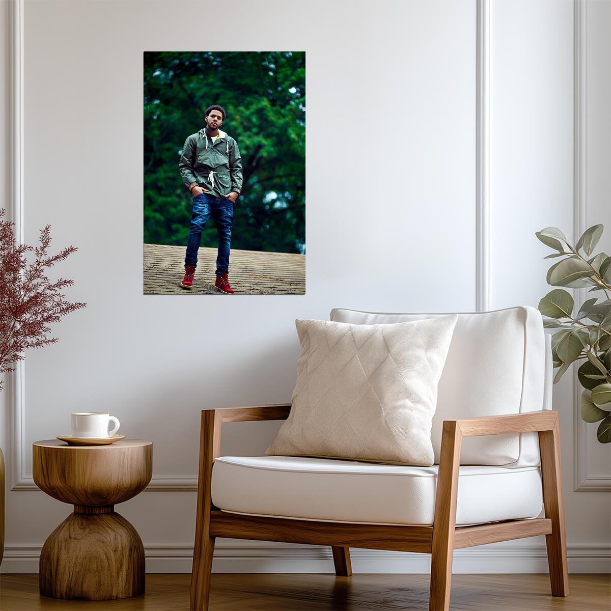 J. Cole 2014 Forest Hills Drive Era | Rapper Poster | Hip Hop Wall Art