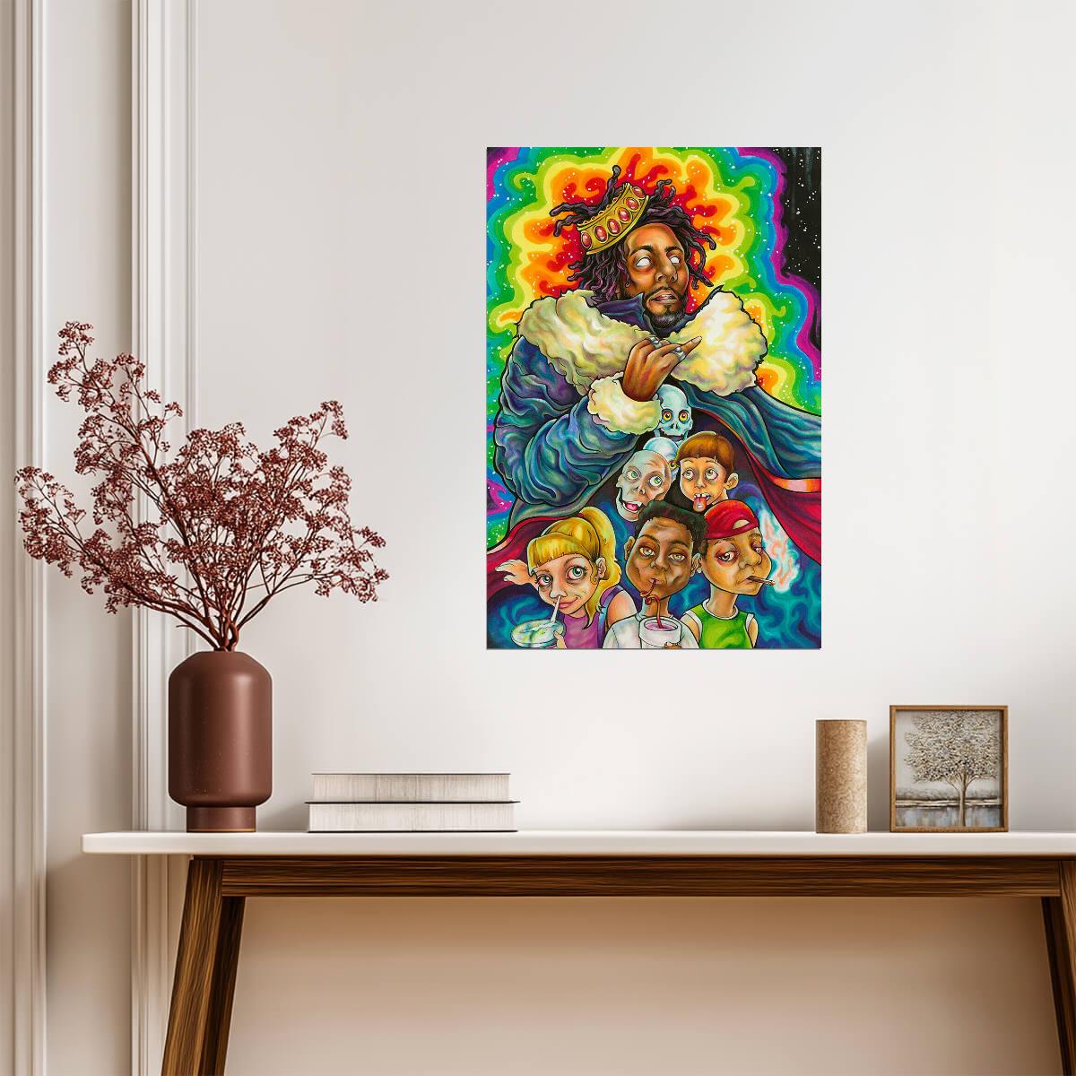 J. Cole KOD | Album Cover Poster | Hip Hop Wall Art