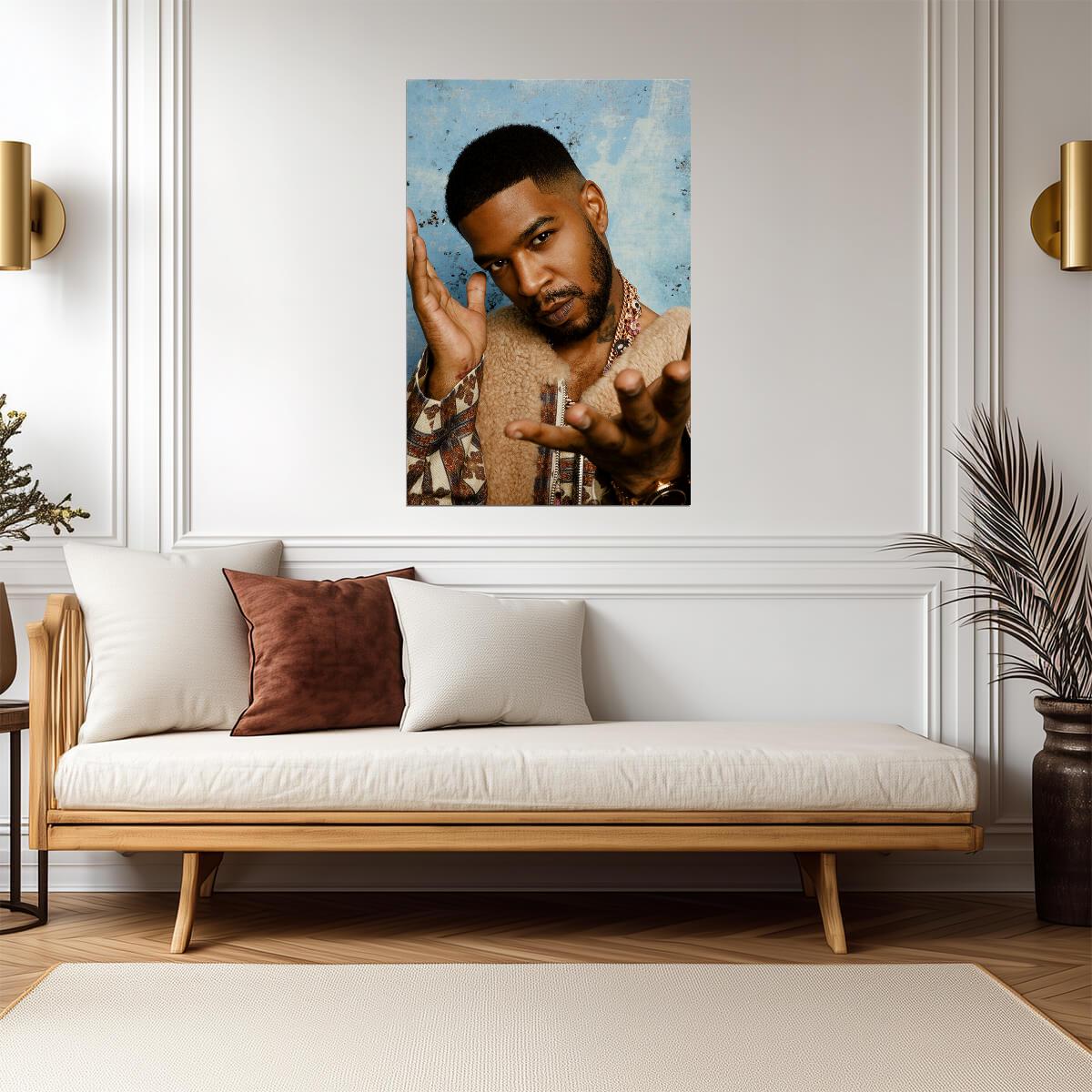 Kid Cudi | Rapper Portrait | Hip Hop Music Poster