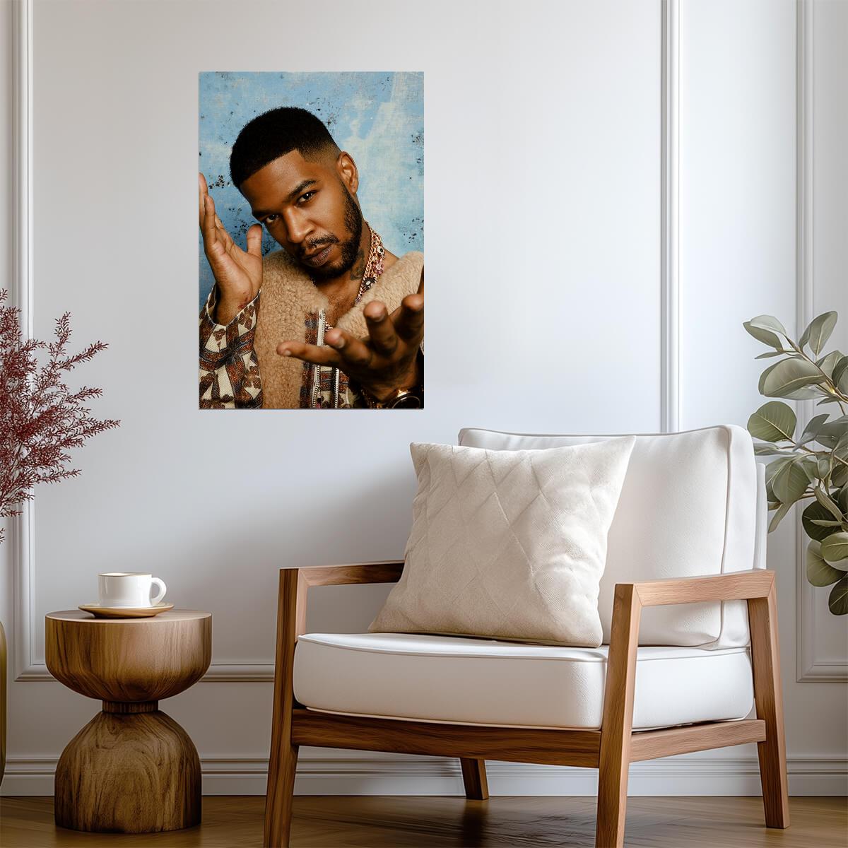 Kid Cudi | Rapper Portrait | Hip Hop Music Poster