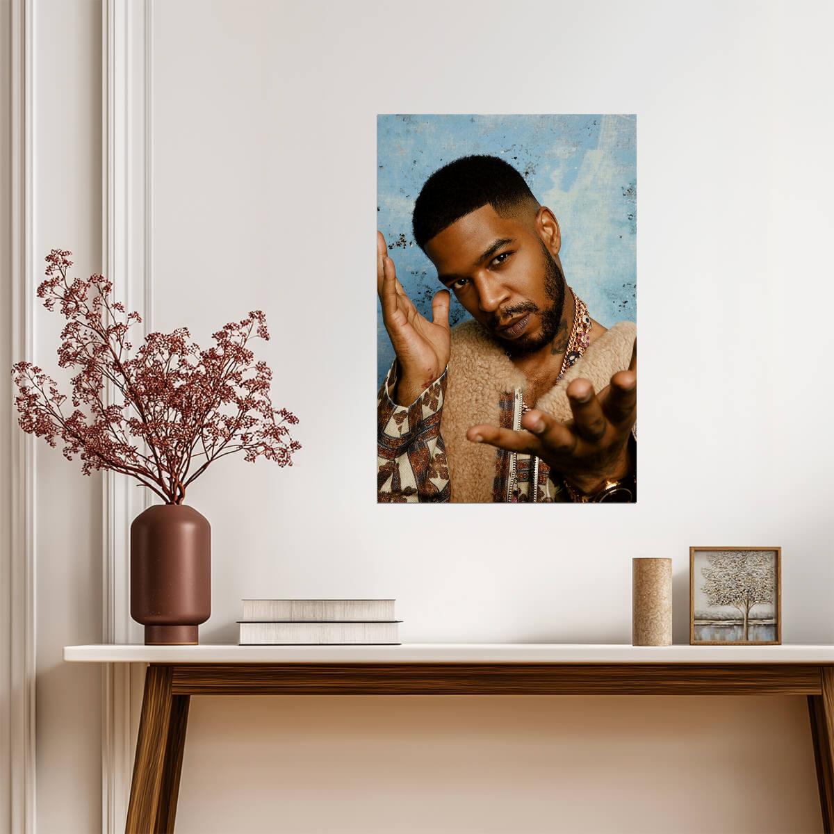 Kid Cudi | Rapper Portrait | Hip Hop Music Poster