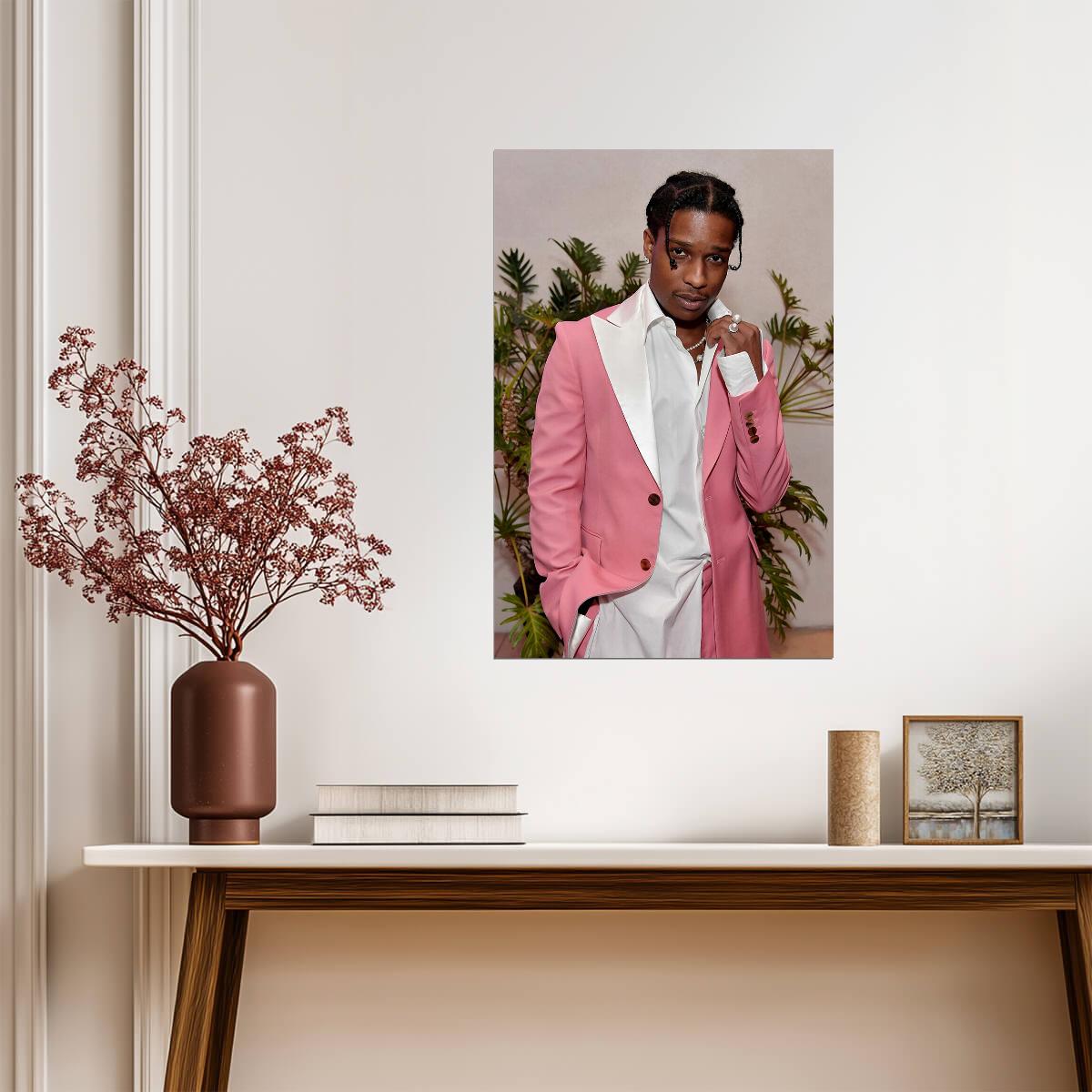 A$AP Rocky Long Live Era | Rapper Poster | Hip Hop Celebrity Wall Art