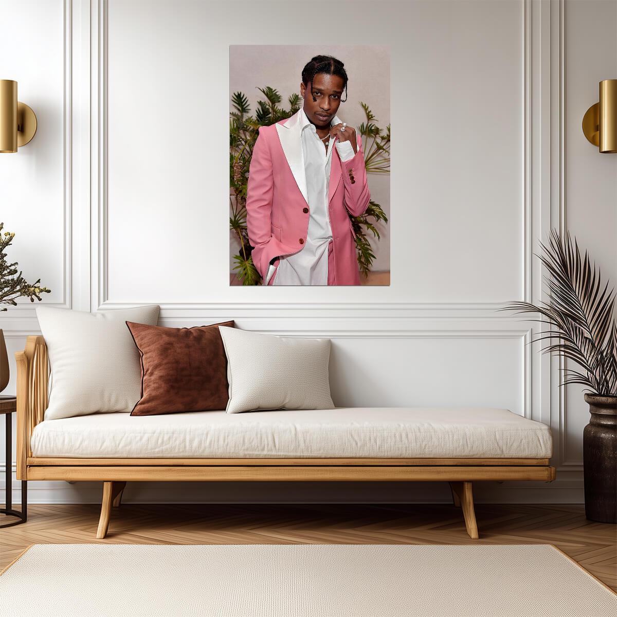 A$AP Rocky Long Live Era | Rapper Poster | Hip Hop Celebrity Wall Art
