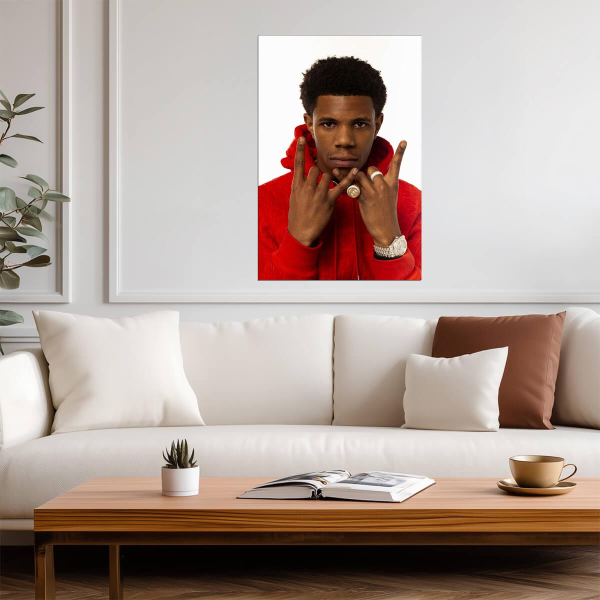 A Boogie wit da Hoodie | Rapper Portrait | Hip Hop Music Poster