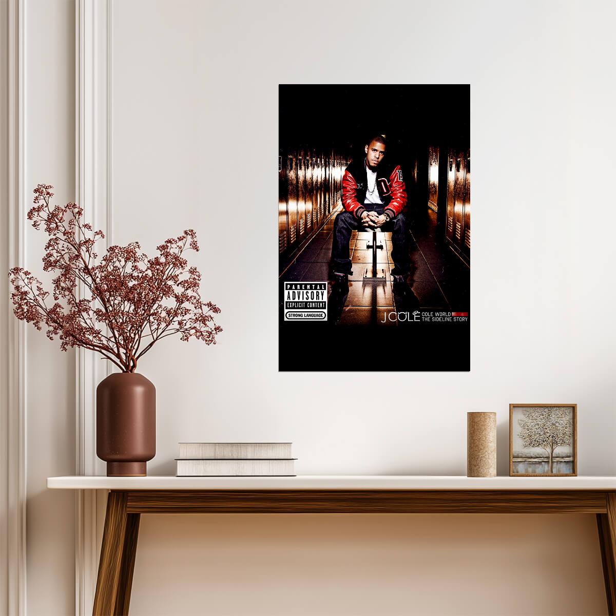 J. Cole Cole World: The Sideline Story | Album Cover Poster | Hip Hop Wall Art