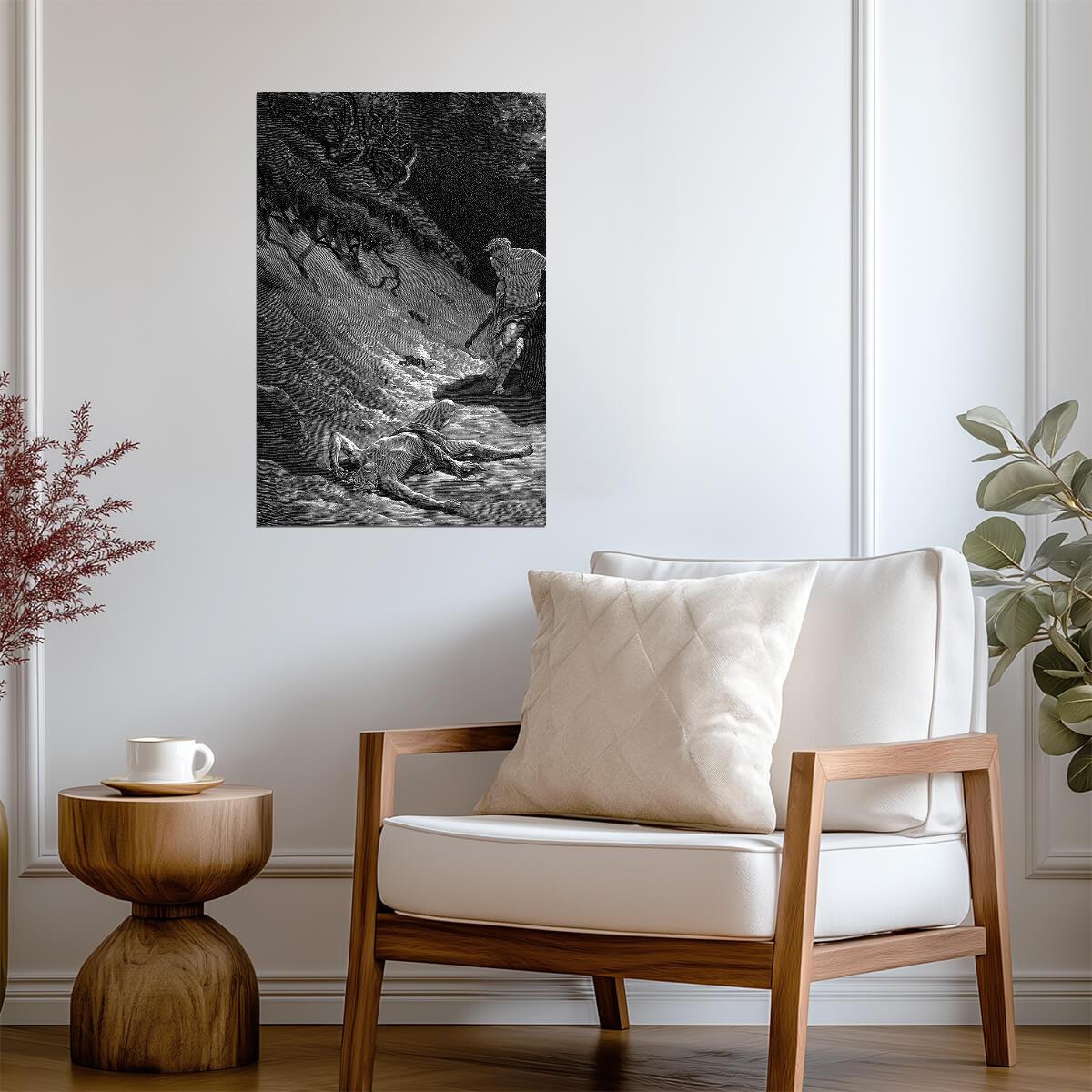 Ka Descendants of Cain | Hip Hop Album Cover Poster | Gustave Doré Art Print
