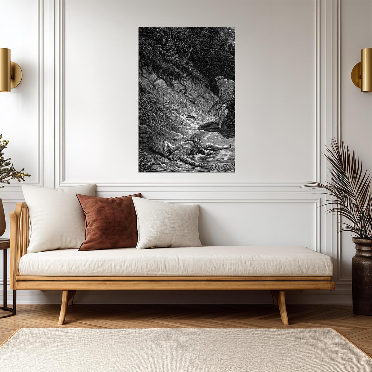 Ka Descendants of Cain | Hip Hop Album Cover Poster | Gustave Doré Art Print