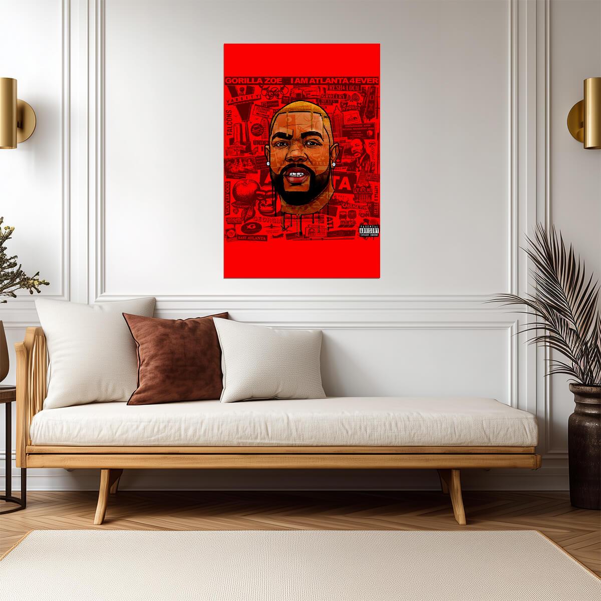 Gorilla Zoe I Am Atlanta 4 Ever | Album Cover Poster | Hip Hop Wall Art
