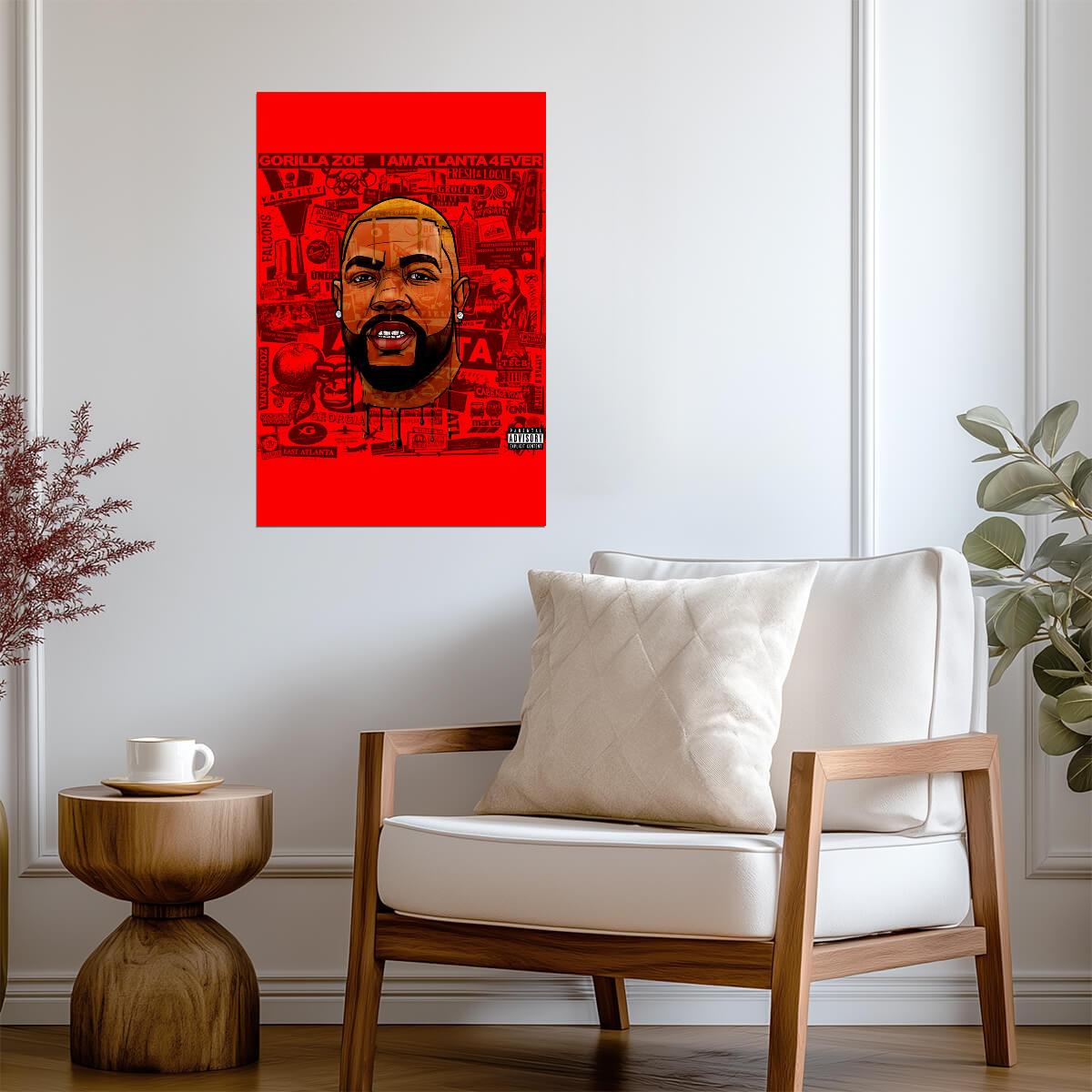 Gorilla Zoe I Am Atlanta 4 Ever | Album Cover Poster | Hip Hop Wall Art