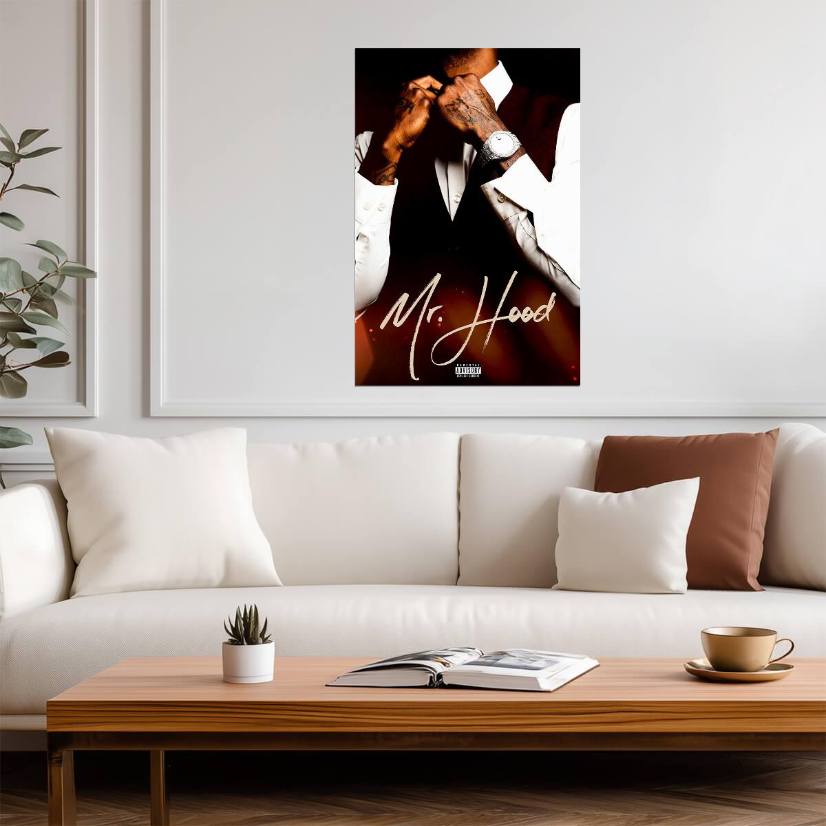 Ace Hood Mr. Hood | Album Cover Poster | Hip Hop Wall Art