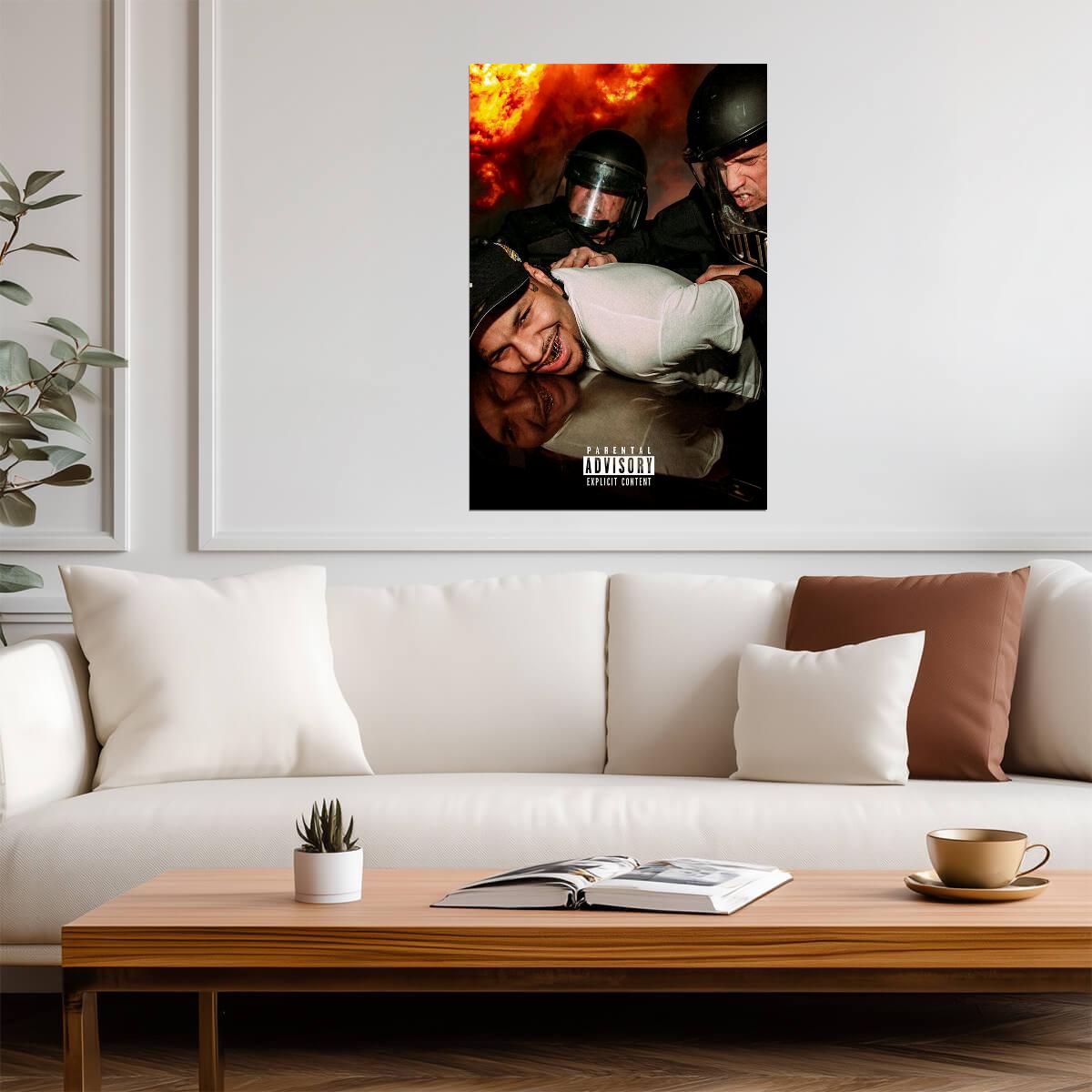 Slayter World Got Me F'd Up, Vol. 1 | Album Cover Poster | Hip Hop Wall Art