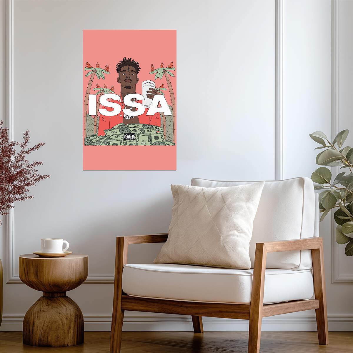 21 Savage Issa Album | Album Cover Poster | Hip Hop Wall Art