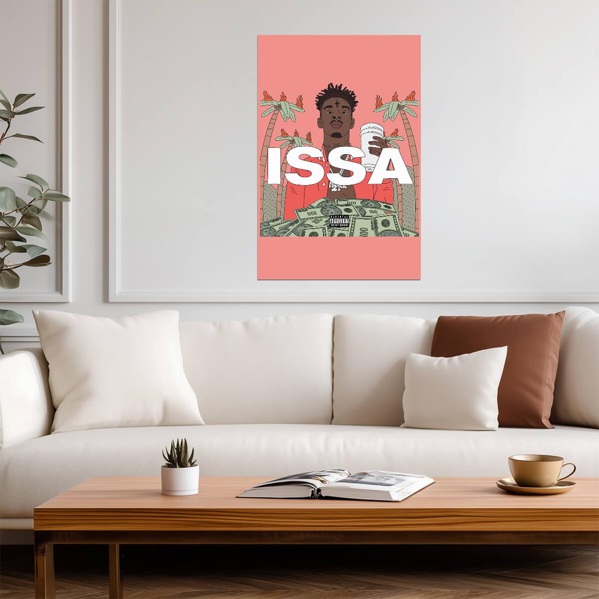 21 Savage Issa Album | Album Cover Poster | Hip Hop Wall Art