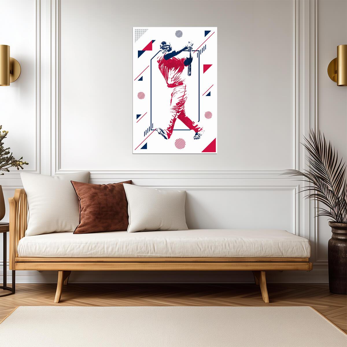 Miguel Sano Minnesota Twins | Geometric Art Style | Modern Baseball Poster - Sports Poster