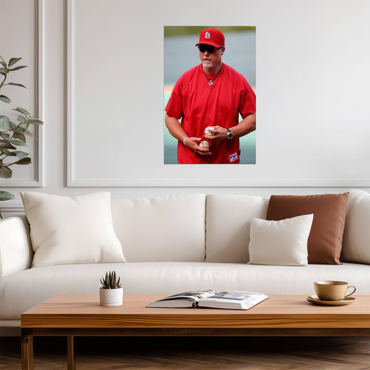 Mark McGwire St. Louis Cardinals | Coaching Photo | Baseball Legend Poster - Sports Poster