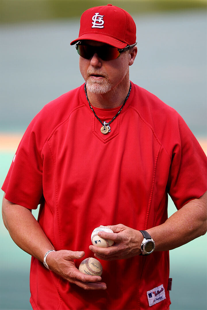 Mark McGwire St. Louis Cardinals | Coaching Photo | Baseball Legend Poster - Sports Poster