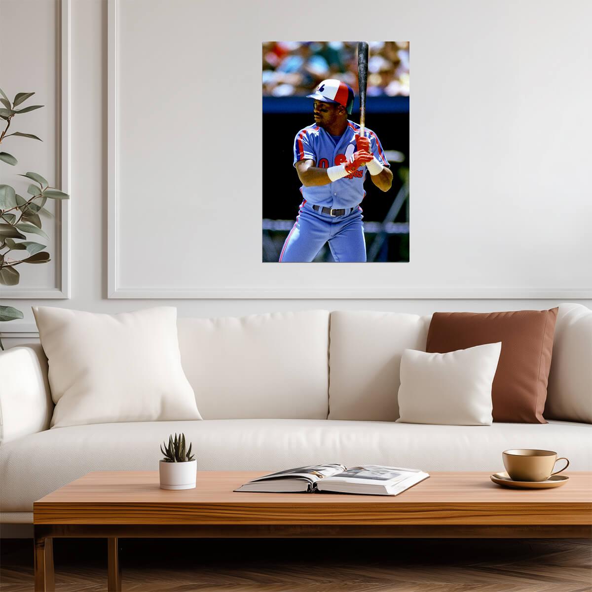 Tim Raines Montreal Expos | Vintage Player Photo | Baseball Hall of Fame Poster - Sports Poster